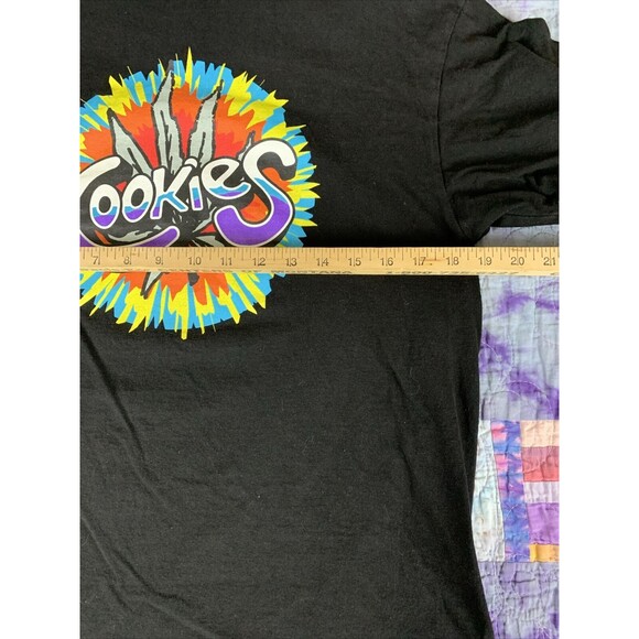 Cookies SF 3D Color Spectrum Black T Shirt Size Medium 100% Authentic Cotton - Picture 8 of 9